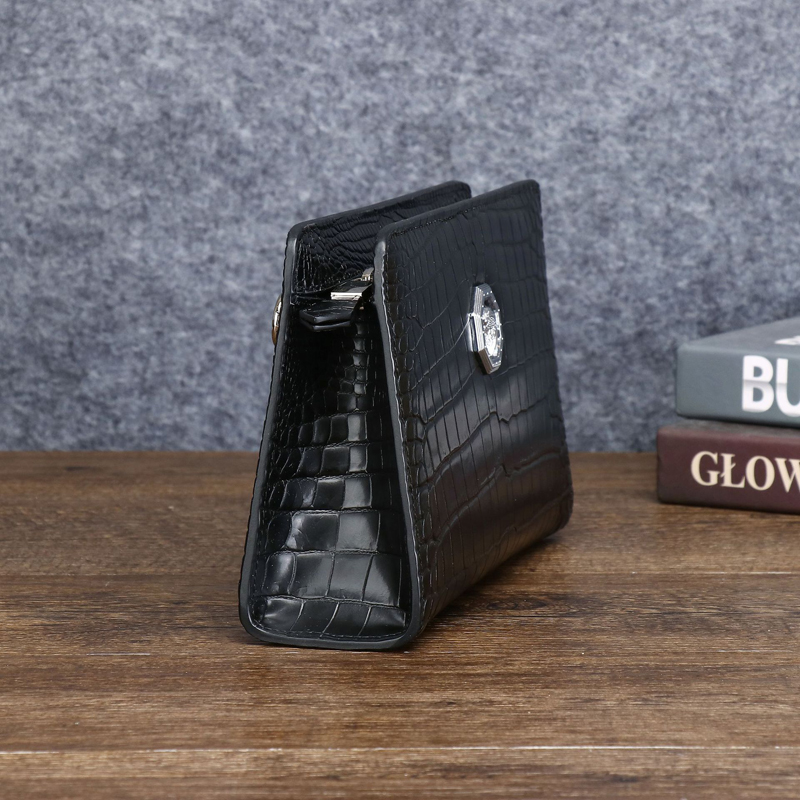 Men's Genuine Leather Clutch B - Index Card Holder avaliação e preço