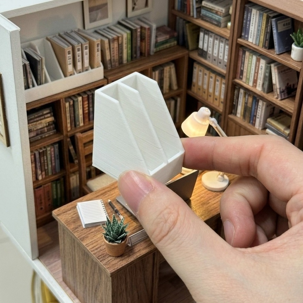 2pcs Miniature Double Slot Fil - Magazine Holder Rack avaliação e preço