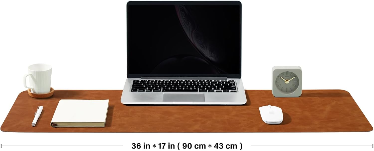 Distressed Leather Desk Mat -  - Leather Desk Pad avaliação e preço