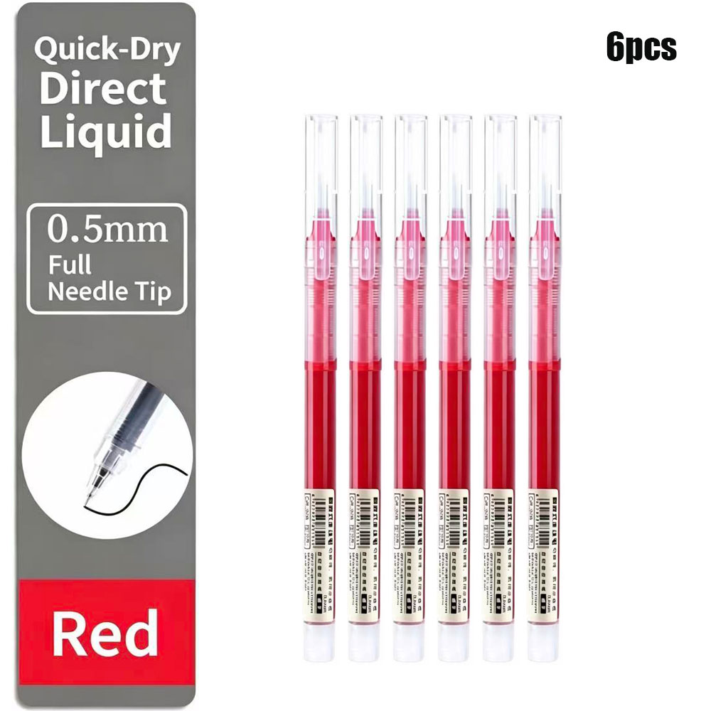 6 Pack Click Gel Pens 0.5mm Bl - Gel Refill Pack avaliação e preço
