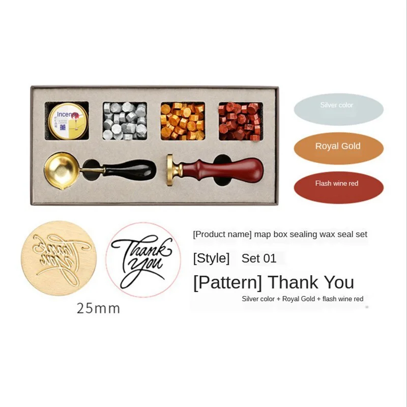 DIY Stamps Wax Seal Box Kit De - Wax Seal Stamp Set avaliação e preço