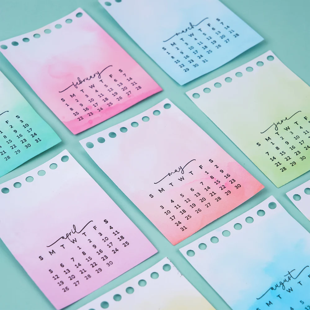 Calendar Date 2026 Clear Stamp - Rubber Date Stamp avaliação e preço