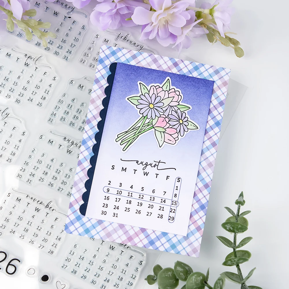 Calendar Date 2026 Clear Stamp - Rubber Date Stamp avaliação e preço
