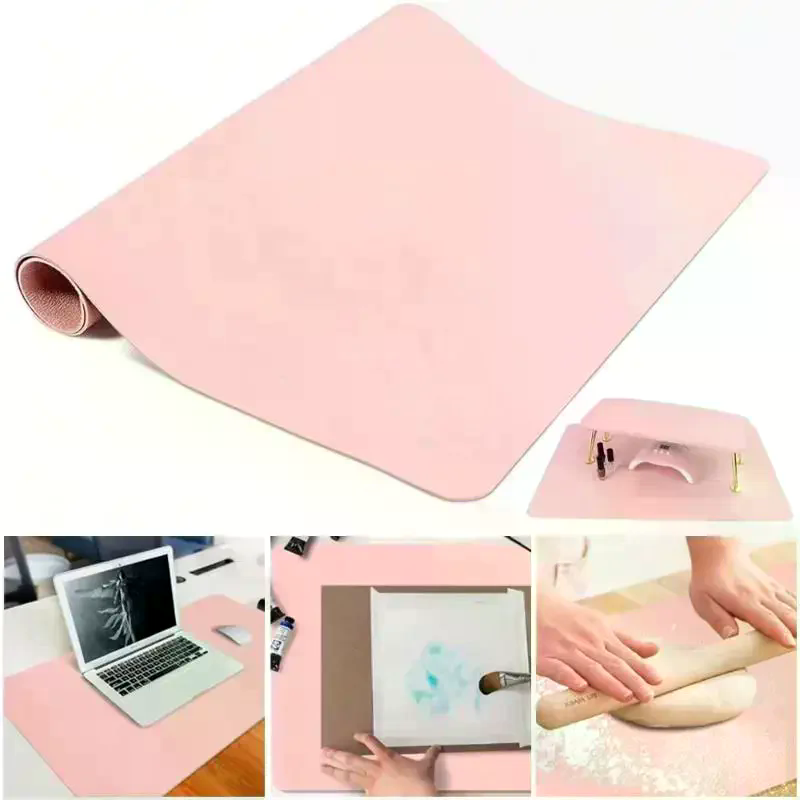 Foldable Nail Art Table Mat PU - Leather Desk Pad avaliação e preço