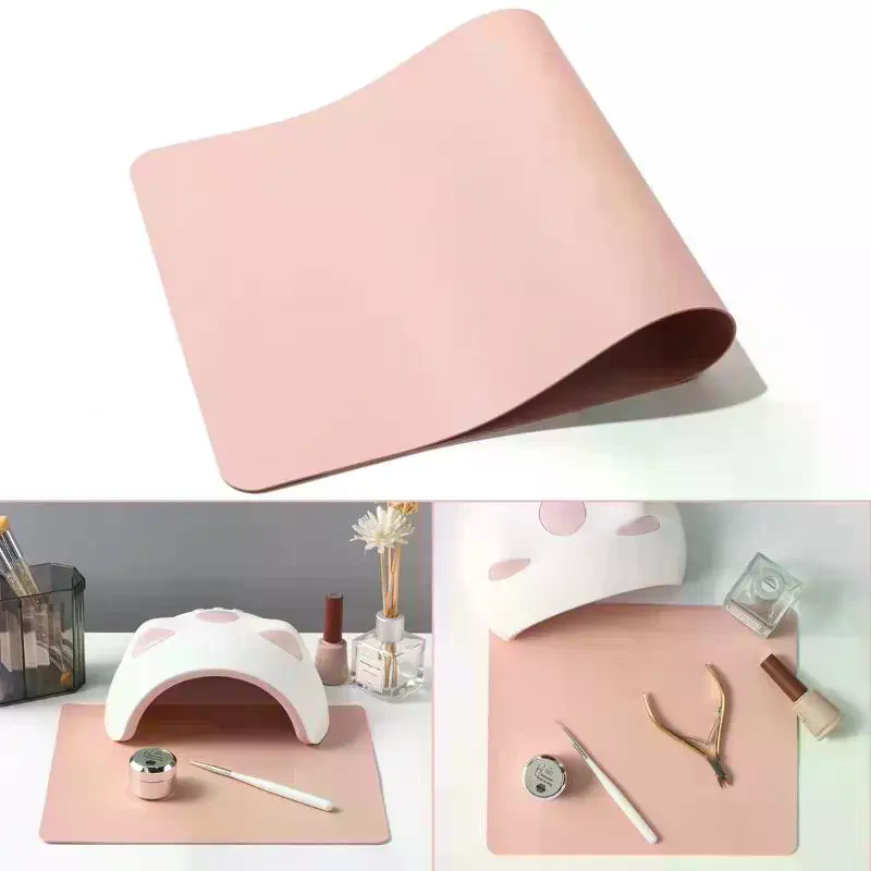 Foldable Nail Art Table Mat PU - Leather Desk Pad avaliação e preço