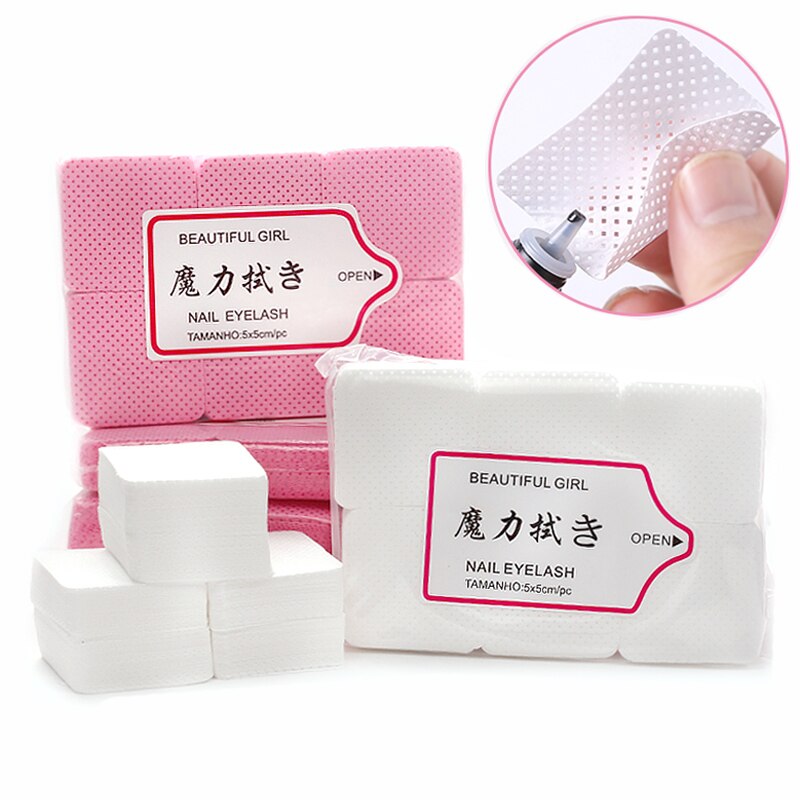 600Pcs/Pack Lint-Free Eyelash  - Gel Refill Pack avaliação e preço
