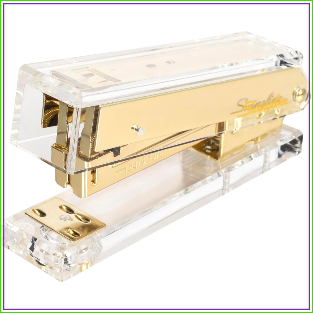 Clear Acrylic Stapler, 20 Shee - Stapler Half Strip avaliação e preço