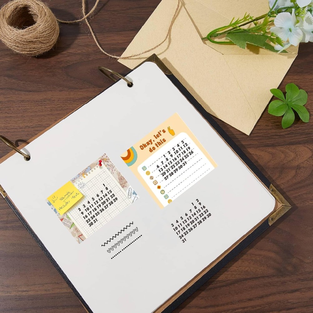 Calendar Date Clear Stamps Vin - Rubber Date Stamp avaliação e preço