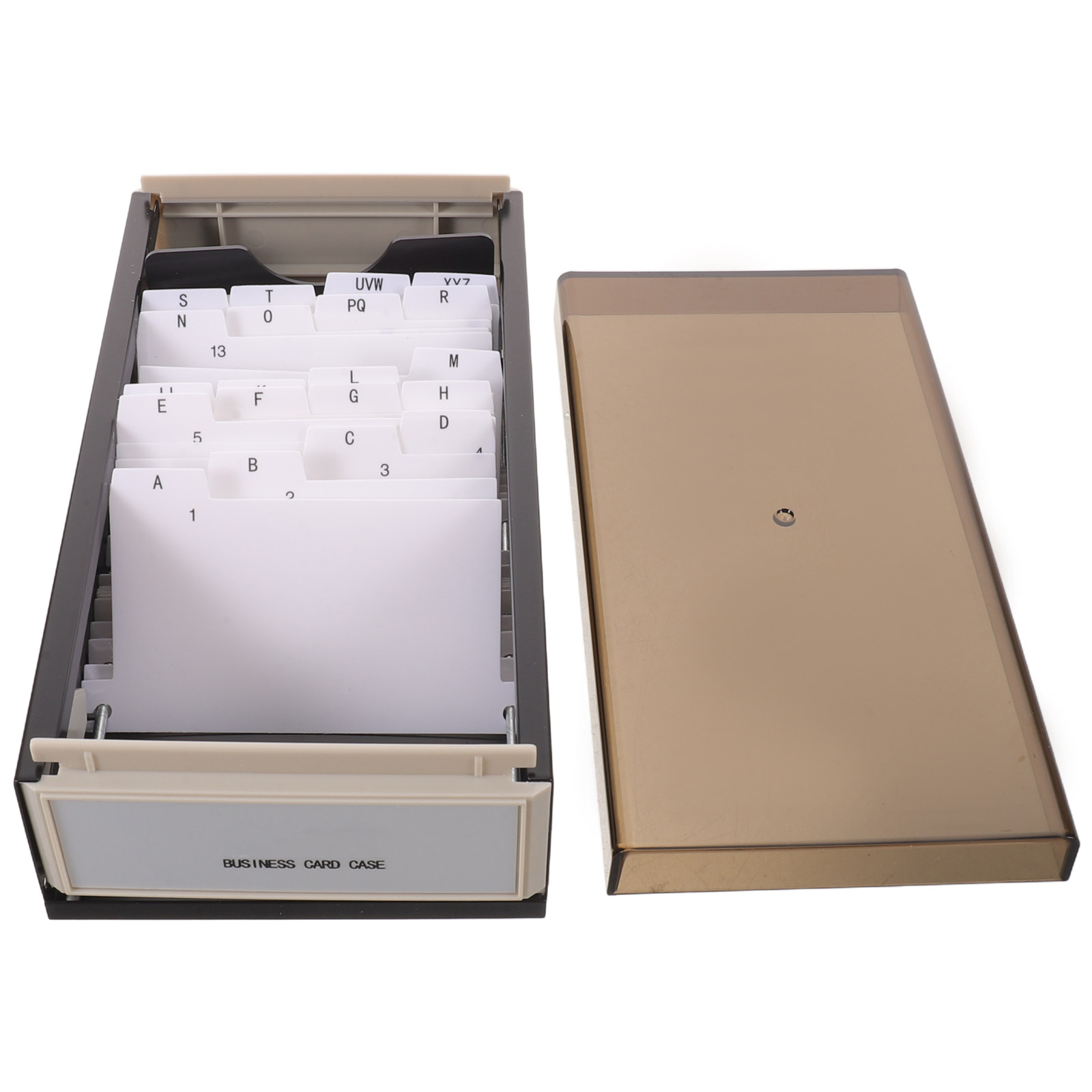 Business Card File Organizer L - Card Index Box avaliação e preço