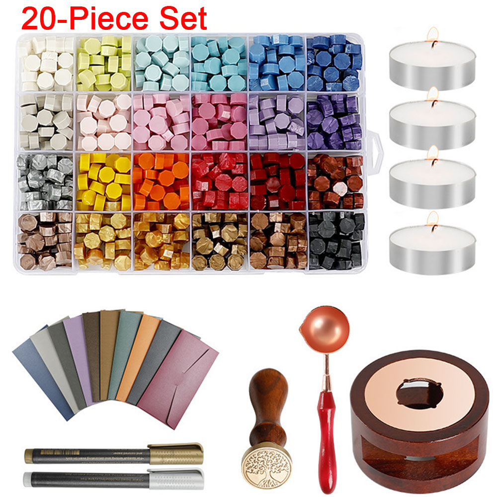 20pcs/set Wax Seal Stamp Set w - Wax Seal Stamp Set avaliação e preço