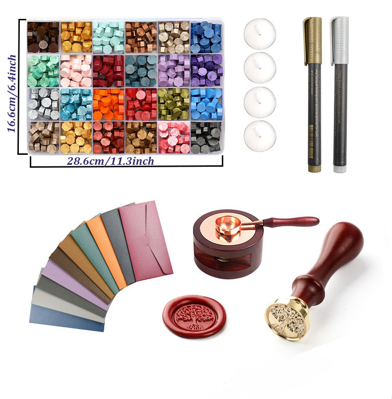 20pcs/set Wax Seal Stamp Set w - Wax Seal Stamp Set avaliação e preço