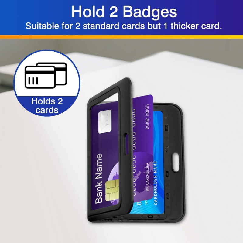 3-Pack Horizontal Hard Plastic - Index Card Holder avaliação e preço