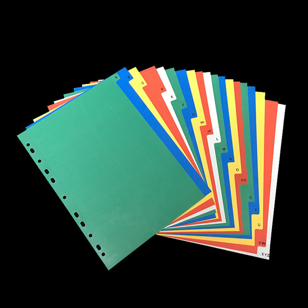 40Pcs A4 Multi-Color Classifie - Tab Divider A4 avaliação e preço