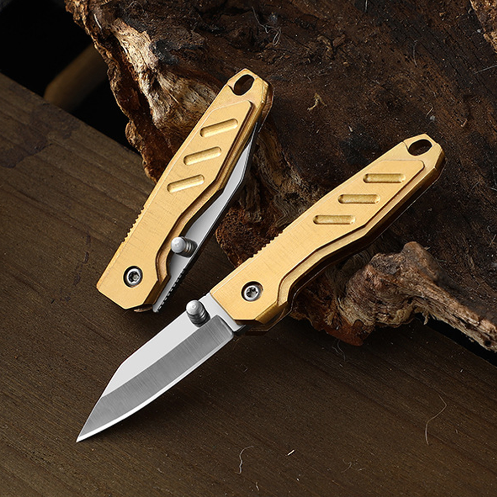 Brass Mini Folding Utility Kni - Letter Opener Brass avaliação e preço