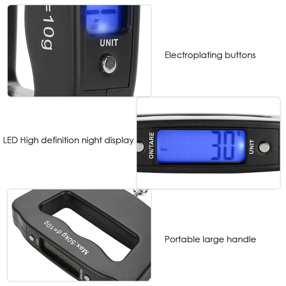 Portable LCD Digital Hanging S - Tape Dispenser Weighted avaliação e preço