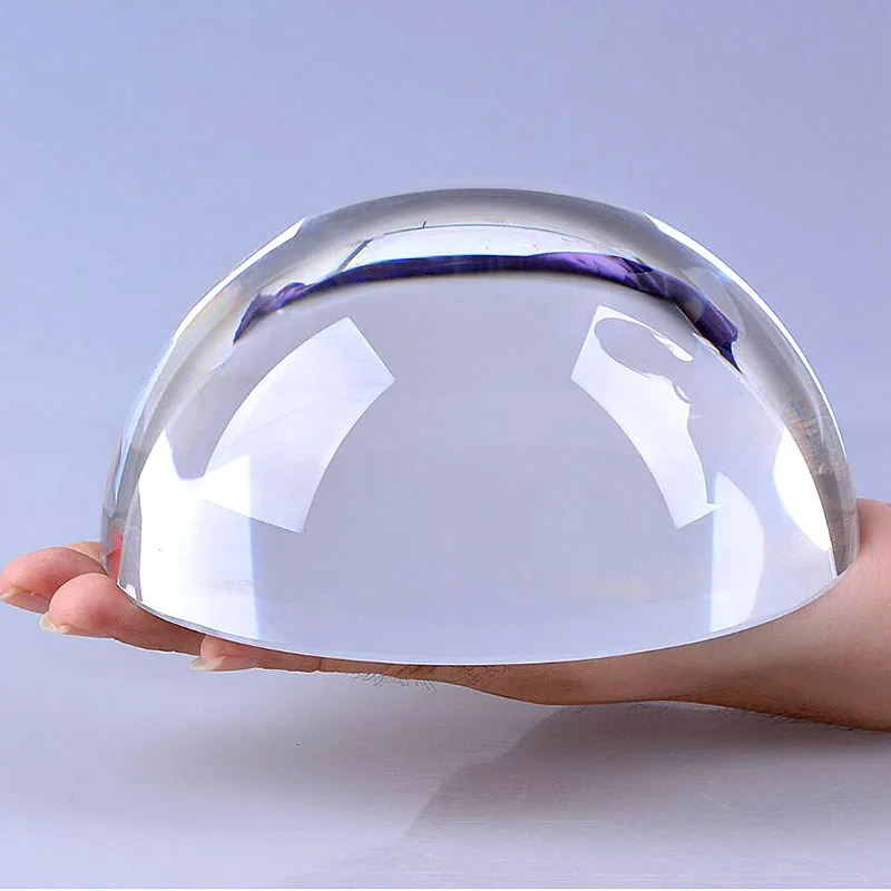 Crystal Hemisphere Glass Half  - Paper Weight Crystal avaliação e preço
