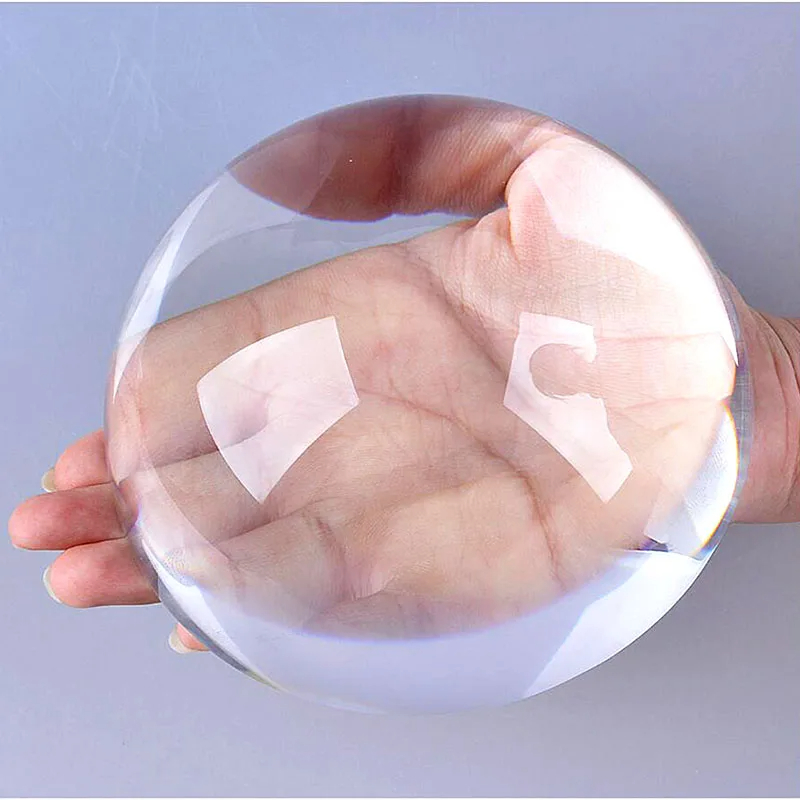 Crystal Hemisphere Glass Half  - Paper Weight Crystal avaliação e preço