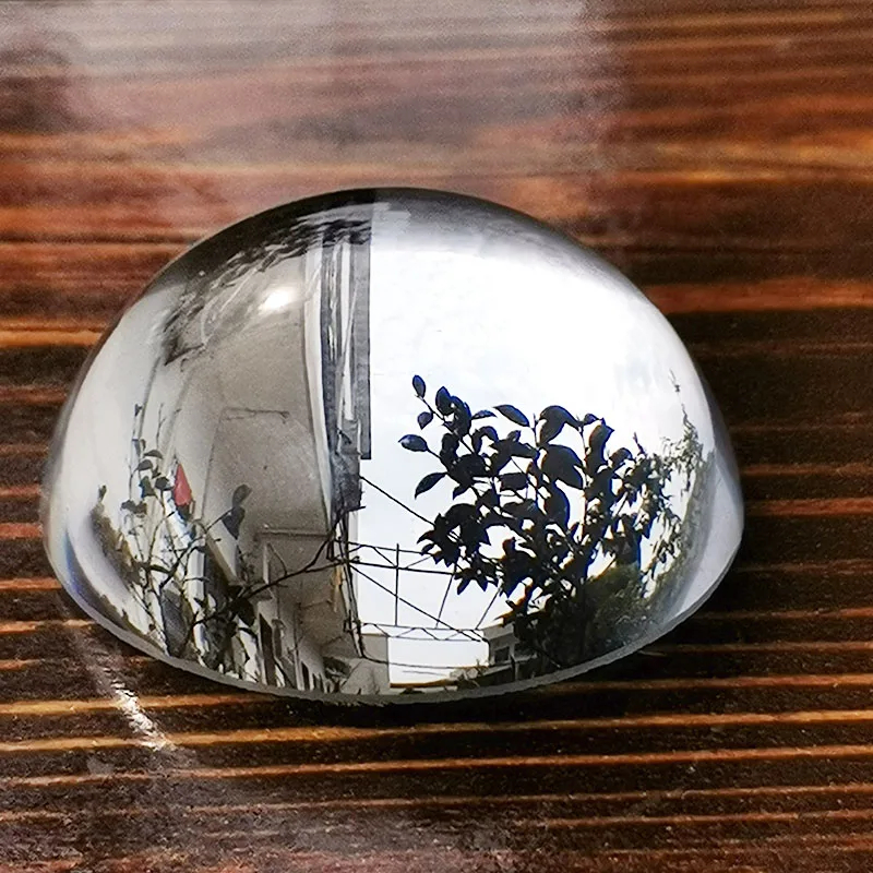 Crystal Hemisphere Glass Half  - Paper Weight Crystal avaliação e preço