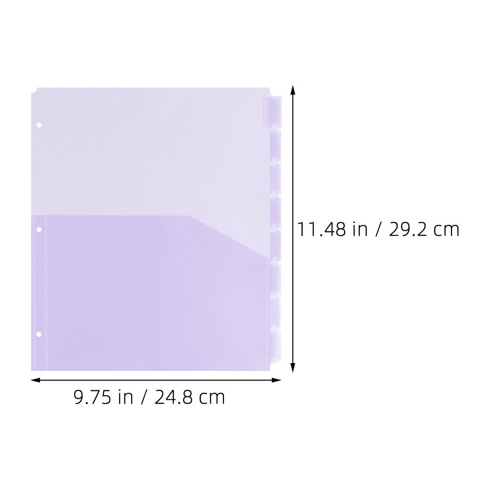 2Sets A4 Binder Dividers Plast - Tab Divider A4 avaliação e preço