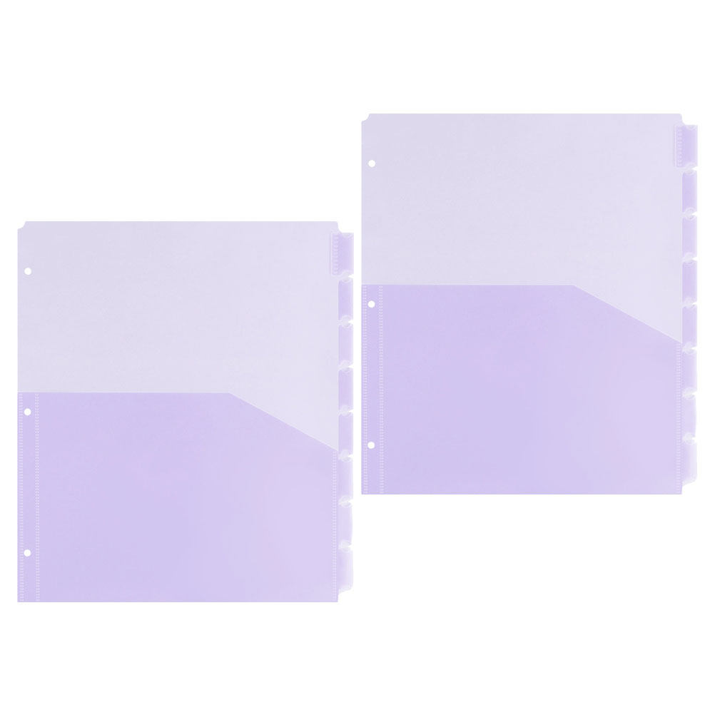 2Sets A4 Binder Dividers Plast - Tab Divider A4 avaliação e preço