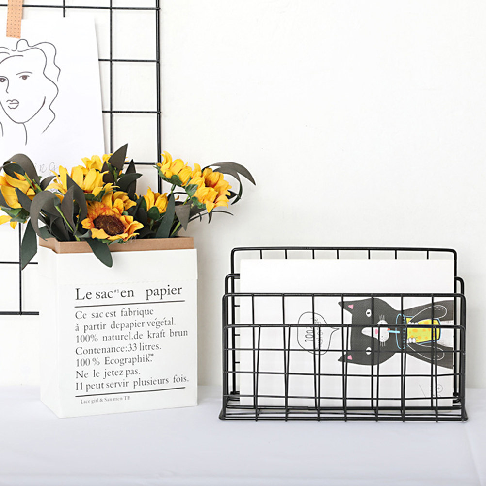 Modern 3 Slot Mail Organizer M - Magazine Holder Rack avaliação e preço