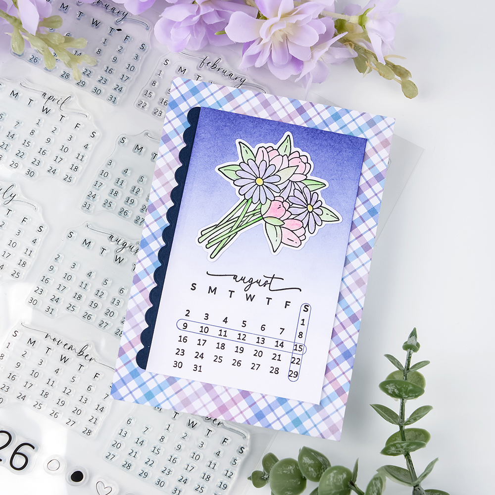 Calendar Date 2026 Clear Stamp - Rubber Date Stamp avaliação e preço