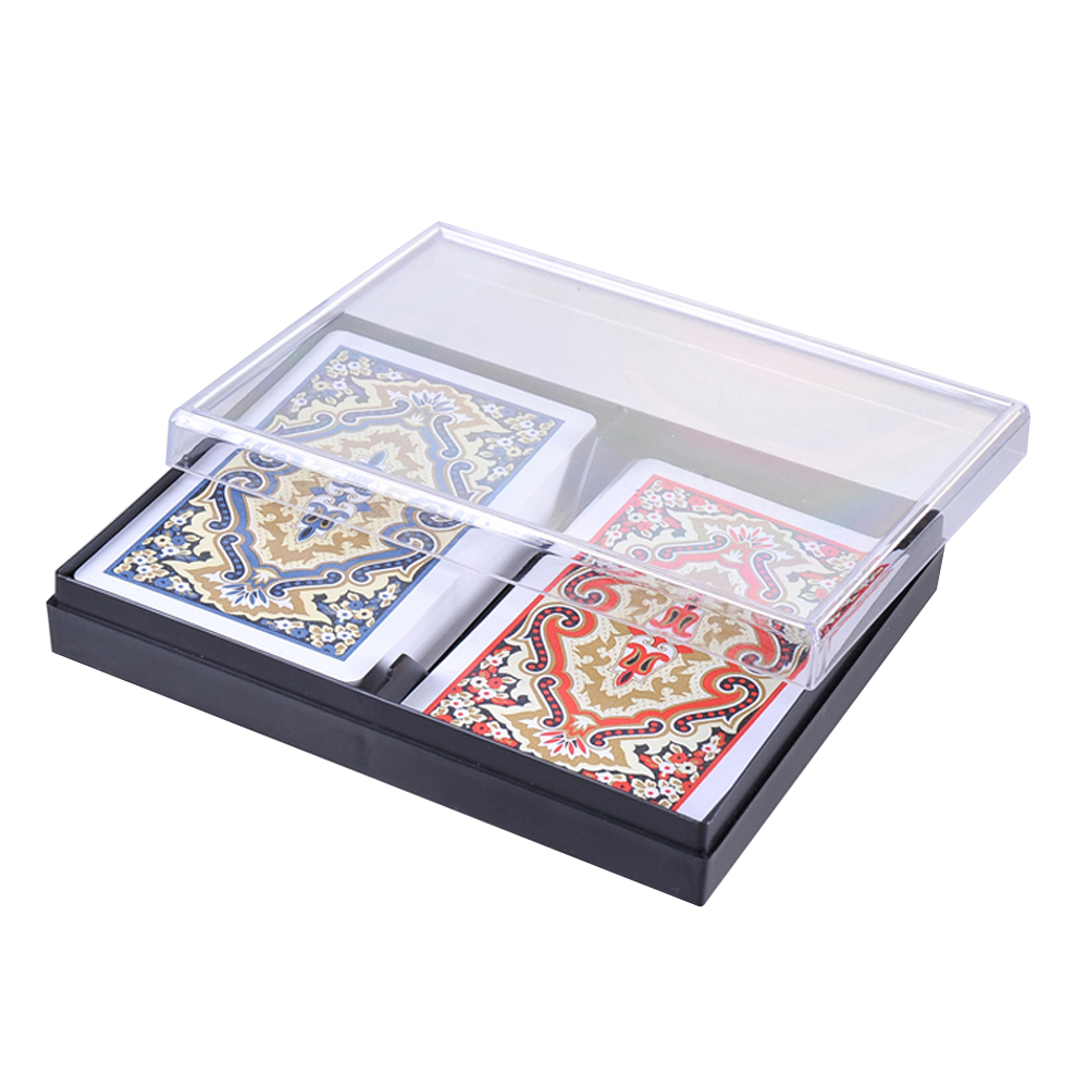 2 Decks Bridge Red and Blue Bo - Card Index Box avaliação e preço