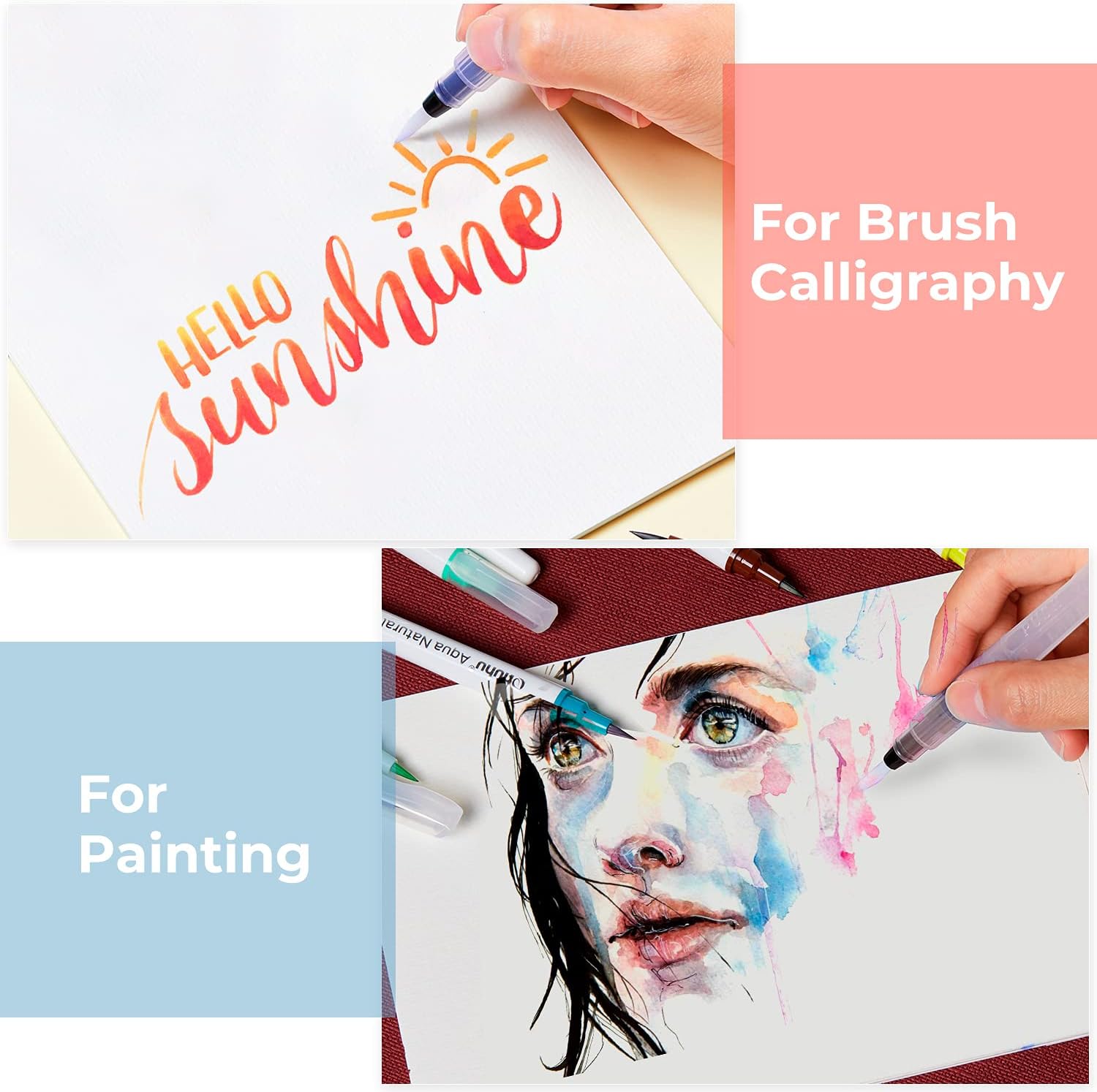 6/12/18pcs Water Color Brush P - Correction Pen Fine avaliação e preço