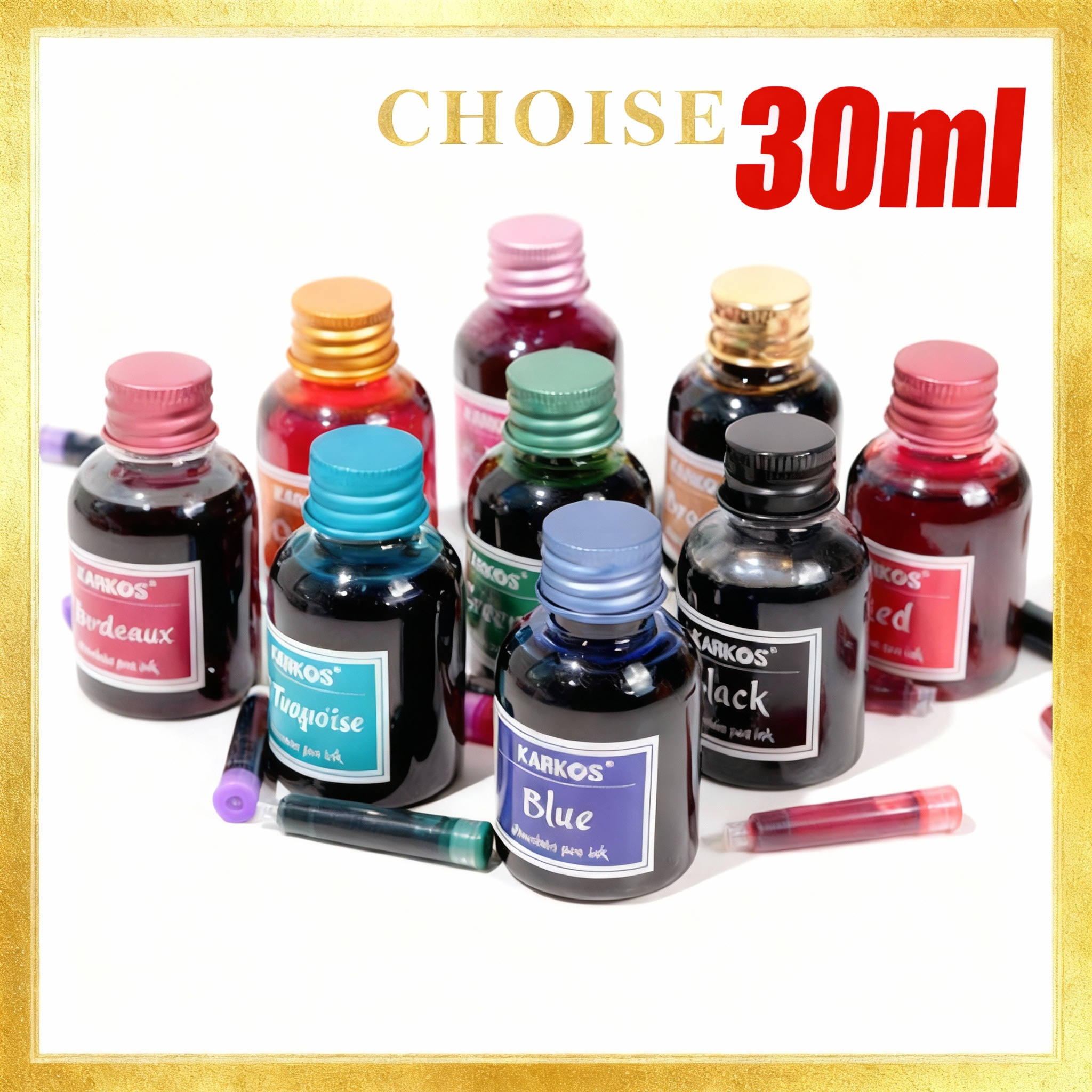 Pure Black Colorful Fountain P - Fountain Pen Bottled Ink avaliação e preço