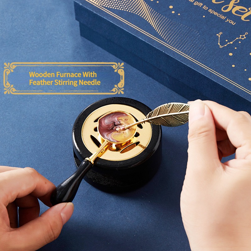 Starry Fire Lacquer Stamp Set  - Wax Seal Stamp Set avaliação e preço