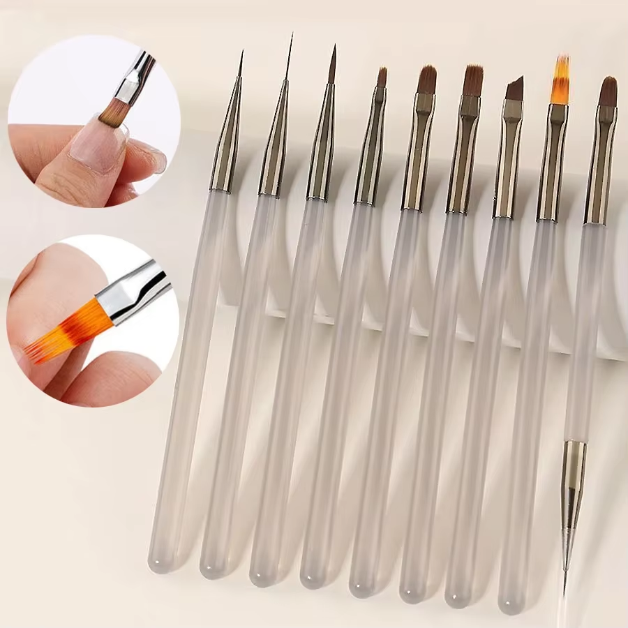 LINMANDA 9 Pack Gray Nail Art  - Gel Refill Pack avaliação e preço