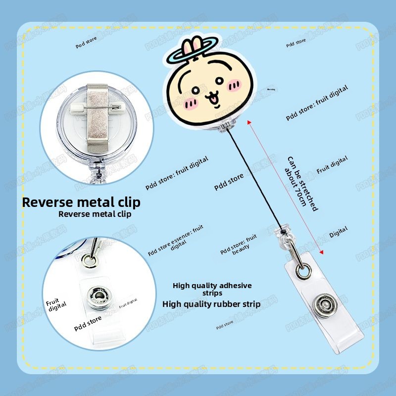 jiyi Retractable Badge Reel Ka - Index Card Holder avaliação e preço