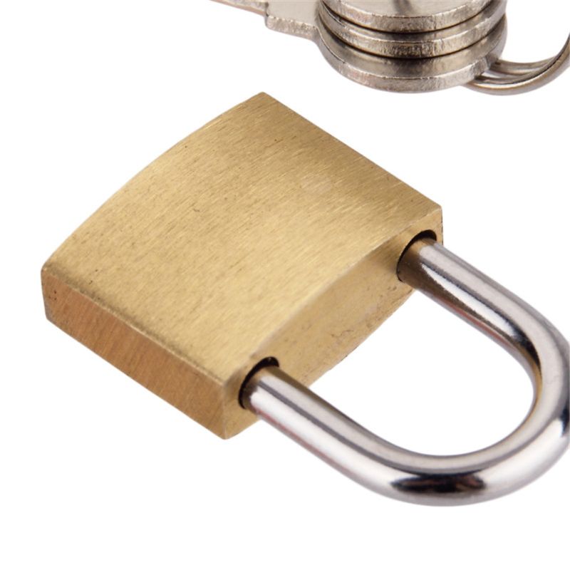 Brass Padlock with Keys, Small - Letter Opener Brass avaliação e preço
