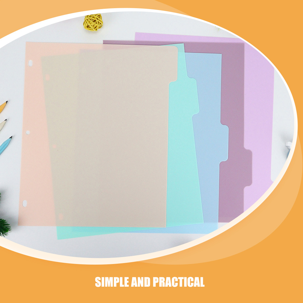 1Set Binder Dividers A4 Size F - Tab Divider A4 avaliação e preço