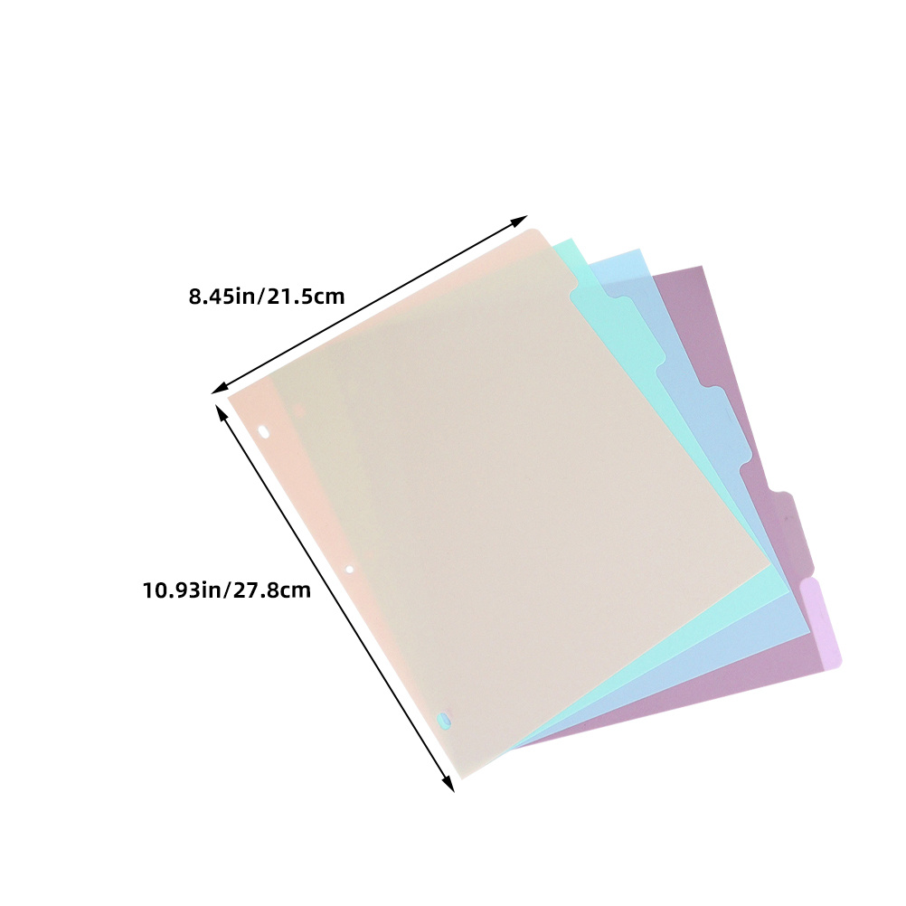 1Set Binder Dividers A4 Size F - Tab Divider A4 avaliação e preço